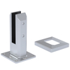 Square Base Plated Stainless Steel Spigots for 22.52mm Glass