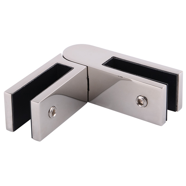 Stainless Steel Glass To Glass Swivel Clamp