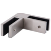 Stainless Steel Glass To Glass Swivel Clamp