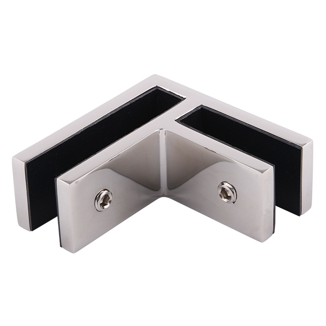 Stainless Steel Glass to Glass 90 Degree Corner Clamp