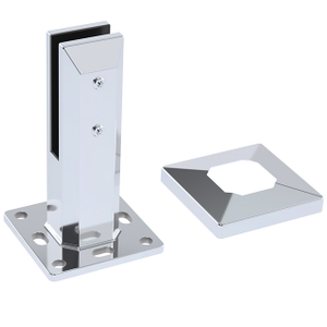 180mm Height Square Base Plated Stainless Steel Spigots