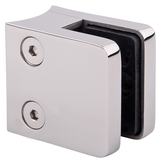 Stainless Steel Glass Clamp For Round Post 