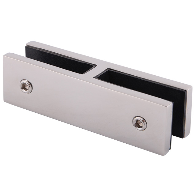 Stainless Steel 180 Degree Glass To Glass Clamp