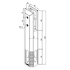 Frameless Glass Railing Square Core Drill Spigots