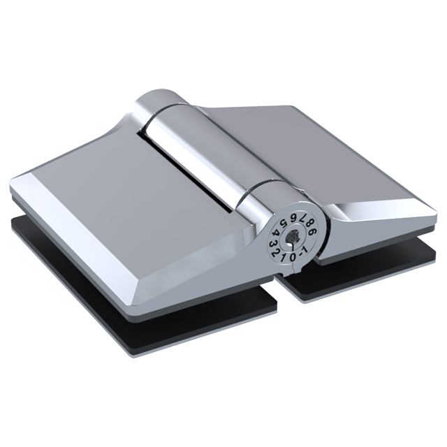 Glass To Glass 180 Degree Spring Hinge 