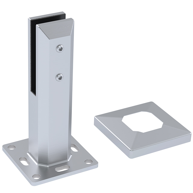 206mm Height Square Base Plated Stainless Steel Spigots