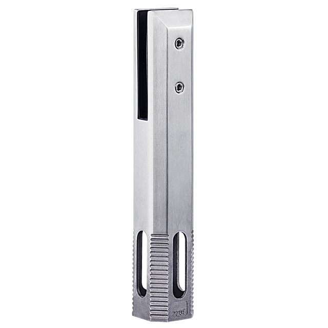 Frameless Glass Railing Square Core Drill Spigots