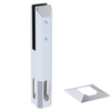 Square Stainless Steel Spigots for 15mm Glass